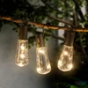 Kép 1/5 - Szolár LED fényfüzér, villanykörte design, 30 LED, 180 cm