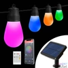 Kép 1/5 - Smart szolár fényfüzér, 15 db RGBIC LED, 6,5 m, bluetooth