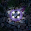 Kép 1/3 - LED-es leszúrható szolár lámpa, lila, hidegfehér, 11,5 x 2,3 cm