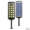 Kép 3/5 - Szolár fali reflektor, 520 SMD LED, 3000 lm, 20W, 4500 mAh, IP65