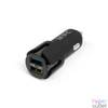 Kép 1/4 - Autós szivargyújtó adapter, 2 x USB aljzattal, 2,4 A, Fekete
