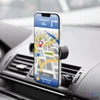 Kép 6/6 - Telefontartó, szellőzőrácsra rögzíthető, fekete