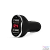 Kép 1/2 - Autós szivargyújtó adapter - 2 x USB, feszültségmérővel és árammérővel - fekete