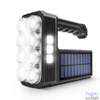 Kép 1/4 - Szolár COB LED zseblámpa, munkalámpa funkcióval, 1200 mAh, MicroUSB, 1000 lumen, IP55
