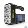Kép 3/4 - Szolár COB LED zseblámpa, munkalámpa funkcióval, 1200 mAh, MicroUSB, 1000 lumen, IP55