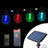 Kép 1/5 - Smart szolár fényfüzér, 84+15 db RGB LED, 14,5 m, bluetooth