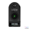 Kép 5/5 - BlitzWolf BW-FW10 ébresztőóra töltővel, 2xUSB-A, 4xUSB-C, 240 W