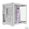 Kép 6/10 - Darkflash FT418 számítógépház + 6 ARGB ventilátor (fehér)