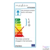 Kép 3/5 - LED panel világítótest, 22W, 2700lm, IP65, 4000k hideg fehér