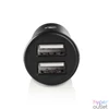Kép 1/3 - autós szivargyújtó töltő, 2 × USB, 12V/24V --> 5V, 4.8A, fekete