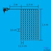 Kép 2/3 - KIN 126C/WH 0.9m, 126 LED, beltéri hideg fehér karácsonyi fényfüggöny