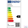 Kép 5/5 - LED izzó, E14, mini gömb (G45), 4 W, 470 lm, meleg fehér (2700 K), E, 3 db-os csomag