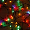 Kép 1/3 - KII 100/M LED-es fényfüzér, 8 m / 100 db színes LED, állófényű, zöld vezeték, beltéri