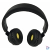 Kép 1/3 - Dauer Bluetooth fejhallgató, mikrofonnal, fekete/sárga
