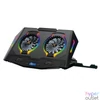 Kép 1/5 - THYIA02B ERGO RGB 2-Fan Gaming Laptop Cooling Pad with Mobile Holder Black 
