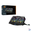 Kép 5/5 - THYIA02B ERGO RGB 2-Fan Gaming Laptop Cooling Pad with Mobile Holder Black 