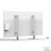 Kép 2/4 - Premium Eco Smart hibrid fűtőtest, infra + konvekciós, 700 W, fényes fehér