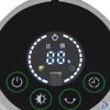 Kép 3/5 - Home FK 252 álló elektromos karbon és halogén kombinált fűtőtest, 1200W, IPX4, ezüst