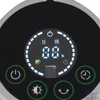 Kép 3/5 - Home FK 252 álló elektromos karbon és halogén kombinált fűtőtest, 1200W, IPX4, ezüst