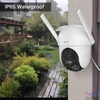 Kép 5/5 - OP1 motoros kültéri biztonsági kamera, H265, IR30, IP67, 4mm, 4MP, PT, Wi-Fi