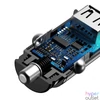 Kép 4/6 - CCALL-YD01 autós szivargyújtó-USB-s telefon töltő 5,0A 2*USB