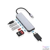 Kép 2/3 - Notebook dokkoló DONN02G USB-C to HDMI+USB-C PD:60W+USB-A+SD/TF, szürke
