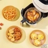 Kép 5/5 - Airfryer sütőpapír, olaj nélküli sütőhöz, kerek, 23 cm, 50 db / csomag BW1020D