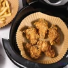 Kép 2/5 - Airfryer sütőpapír, olaj nélküli sütőhöz, kerek, 23 cm, 50 db / csomag BW1020D