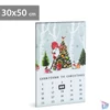 Kép 1/2 - LED-es fali kép - kalendárium - 3 melegfehér LED - 30 x 50 cm 58466