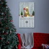 Kép 2/2 - LED-es fali kép - kalendárium - 3 melegfehér LED - 30 x 50 cm 58466