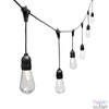 Kép 3/4 - LPL 10 PAPAYA filament LED-es fényfüzér, 4,5 m / 10 db melegfehér LED, víztiszta búra, sorolható