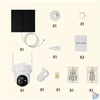 Kép 6/6 -  IP 4G PT dómkamera - GO3G + SP2 AOV (3MP, 3,6mm, kültéri, IR10m, 10400mAh, microSD, mikr., hangsz, 