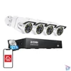Kép 2/2 - 8MP IP C105*4db kamera + NVR 2TB HDD biztonságtechnikai csomag