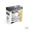 Kép 2/3 - Asztali USB-s venilátor, 18cm fehér 51110WH