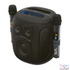 Kép 5/6 - PARCUBE boombox, 100 W, 2db vezeték nélküli mikrofon, 5db hangszóró, LED fényeffekt, IPX5 védelem