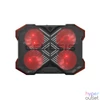 Kép 1/7 - OXID 260 Notebook Hűtő Red/Black
