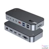 Kép 2/2 - Choetech  HUB-M52 15in1 USB-C Multiport Adapter Grey