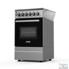 Kép 3/4 - GOS-G5060GB inox-fekete gáztűzhely légkeveréssel, 45 L