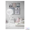 Kép 2/2 - Ventilátor álló 16" 40cm átmérő 40W, fehér Platinet