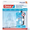 Kép 1/5 - Akasztó öntapadós műanyag 0,2 kg teherbírású 5 darab/bliszter Tesa Powerstrips átlátszó