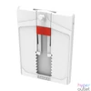 Kép 5/6 - Akasztószög öntapadós, állítható sima felületekhez 4 kg teherbírás 2 darab/bliszter Tesa Powerstrips