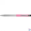 Kép 3/3 - Golyóstoll metál rózsa test, Zebra Stylus Telescopic, írásszín kék