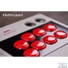 Kép 5/8 - 8BitDo Arcade Stick Nintendo Switch / Switch 2 / PC / Steam Classic Edition vezeték nélküli kontroller