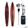 Kép 9/10 - Act!ive SB-001-Racer Ocean Springs piros-fekete SUP deszka 425cm/180kg, tartozékokkal