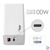 Kép 5/5 - Akyga USB-A + USB-C PD 5-20V / max. 5A 100W Quick Charge 3.0 GaN gyorstöltő