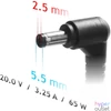 Kép 4/5 - Akyga AK-ND-17 20V/3,25A/65W 5,5x2,5mm Fujitsu / HP / Compaq / Toshiba notebook hálózati töltő