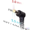 Kép 6/7 - Akyga AK-ND-27 19V/4,74A/90W 5,5x3mm Samsung notebook hálózati töltő