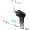 Kép 5/6 - Akyga 12V/3A/36W 4,8x1,7mm Asus notebook hálózati töltő