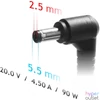 Kép 3/6 - Akyga AK-ND-71 20V/4,5A/90W 5,5x2,5mm Lenovo notebook hálózati töltő
