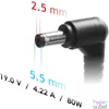 Kép 3/5 - Akyga AK-ND-72 19V/4,22A/80W 5,5x2,5mm Fujitsu-Siemens / Toshiba / Zebra notebook hálózati töltő